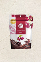 2 Pack Elit Dark Chocolate Covered Sour Cherry Drage - Bag