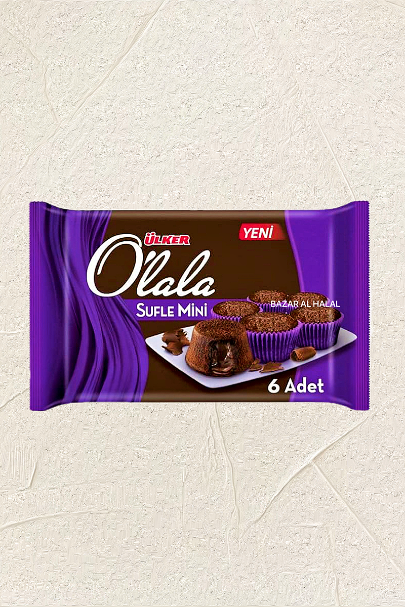 2 Pack Ulker Olala Delicious 6Pc Mini Chocolate Soufflé Cakes