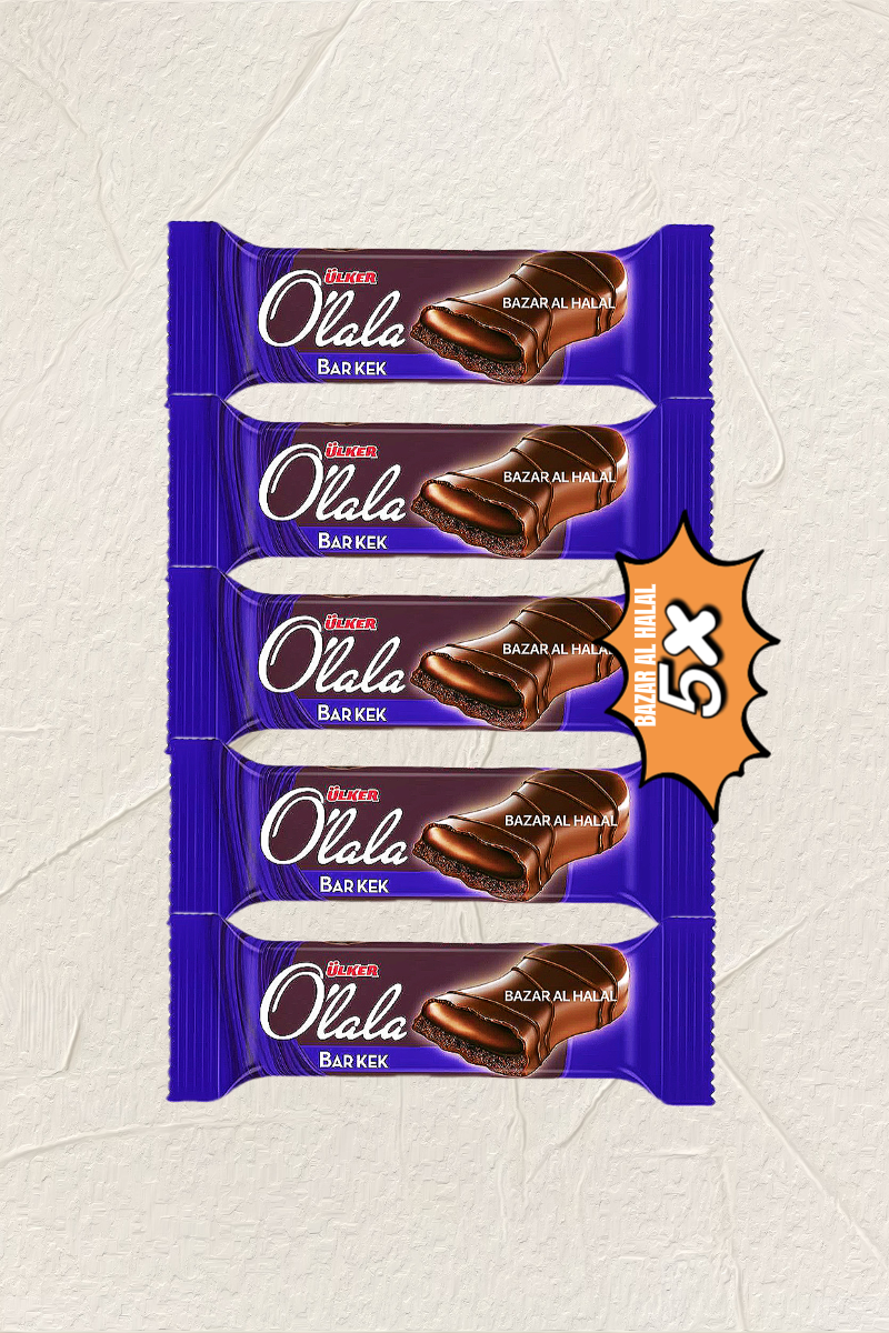 5 Pack Ulker Olala Delicious Chocolate Cake Bar