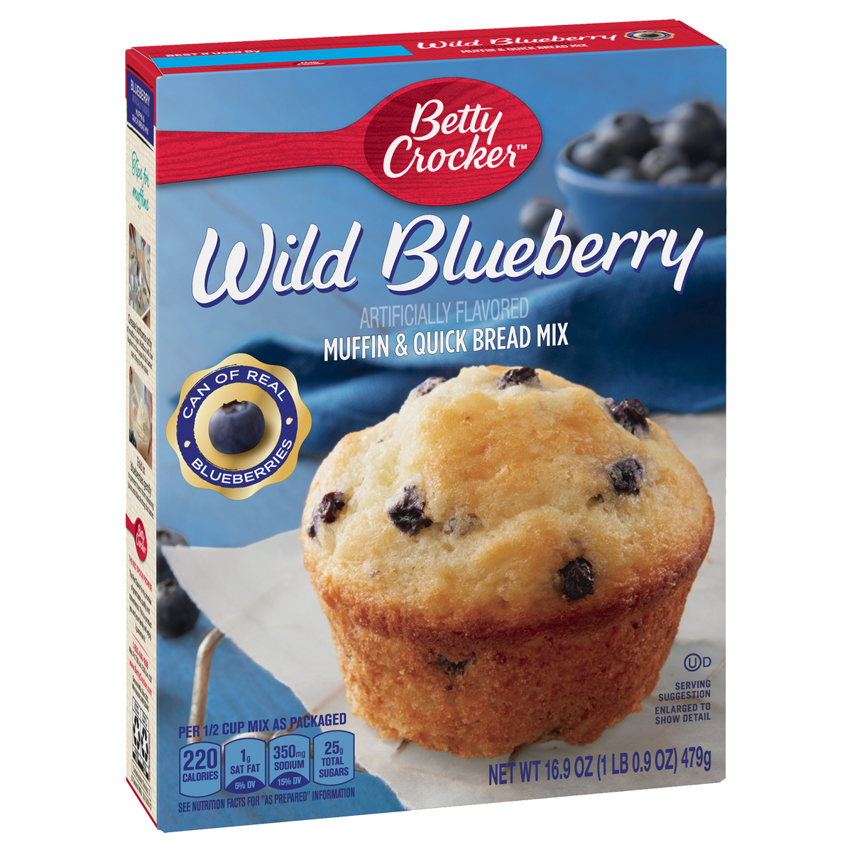 Betty Crocker Wild Blueberry Muffin and Quick Bread Mix 479g