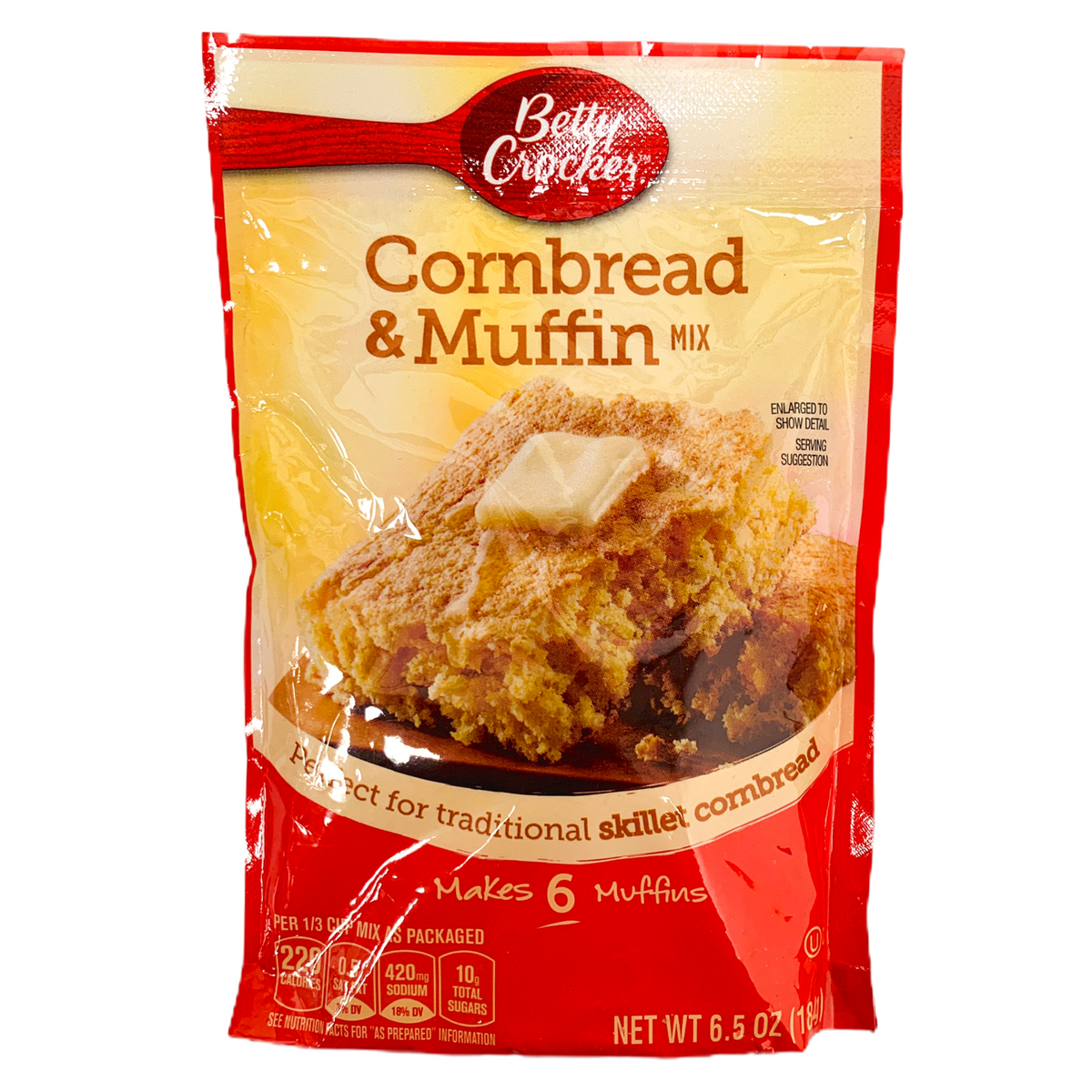 Betty Crocker Cornbread & Muffin Mix 184g (Best Before Date 28/12/2024)