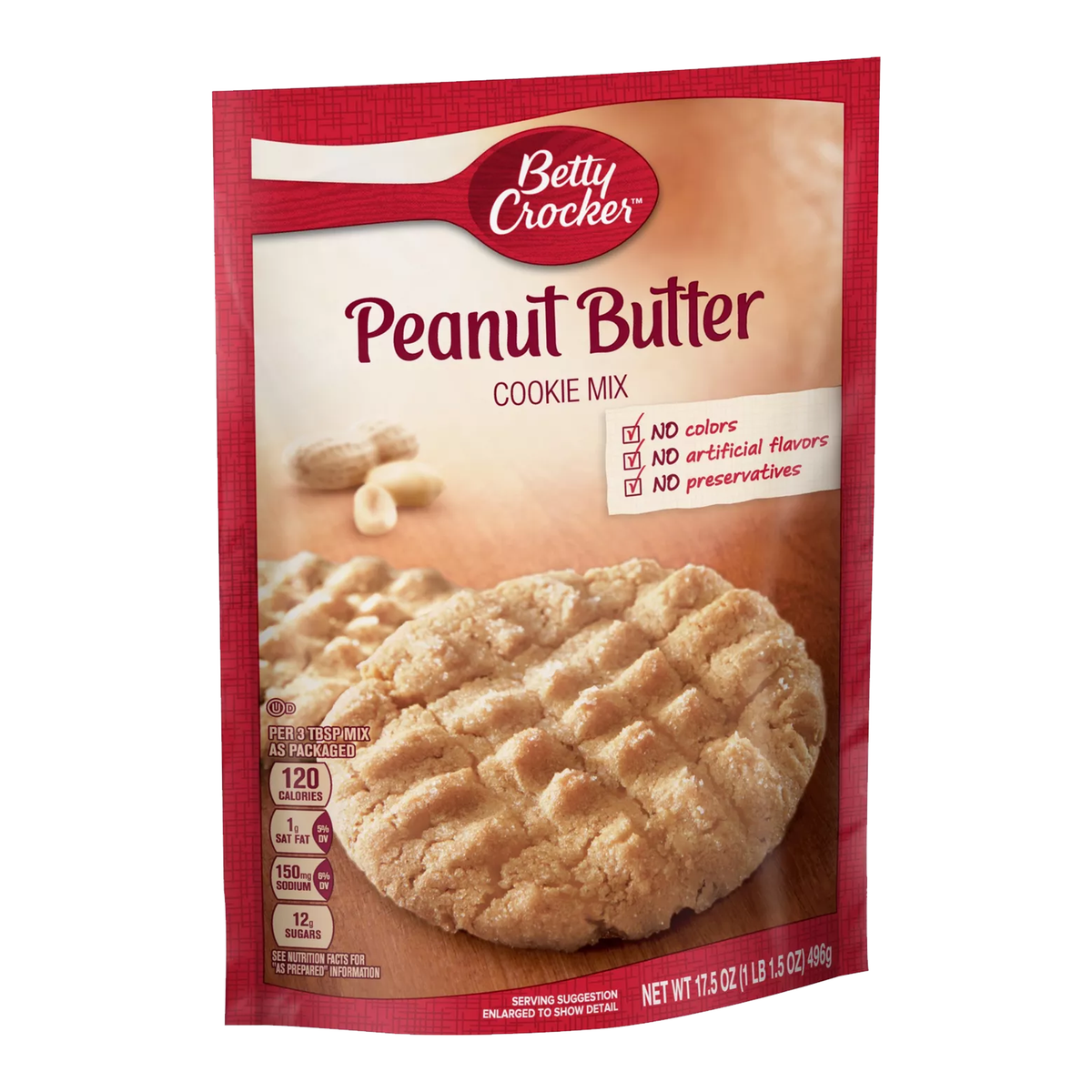 Betty Crocker Peanut Butter Cookie Mix 496g