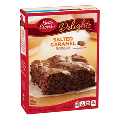 Betty Crocker Salted Caramel Brownie Mix 521g