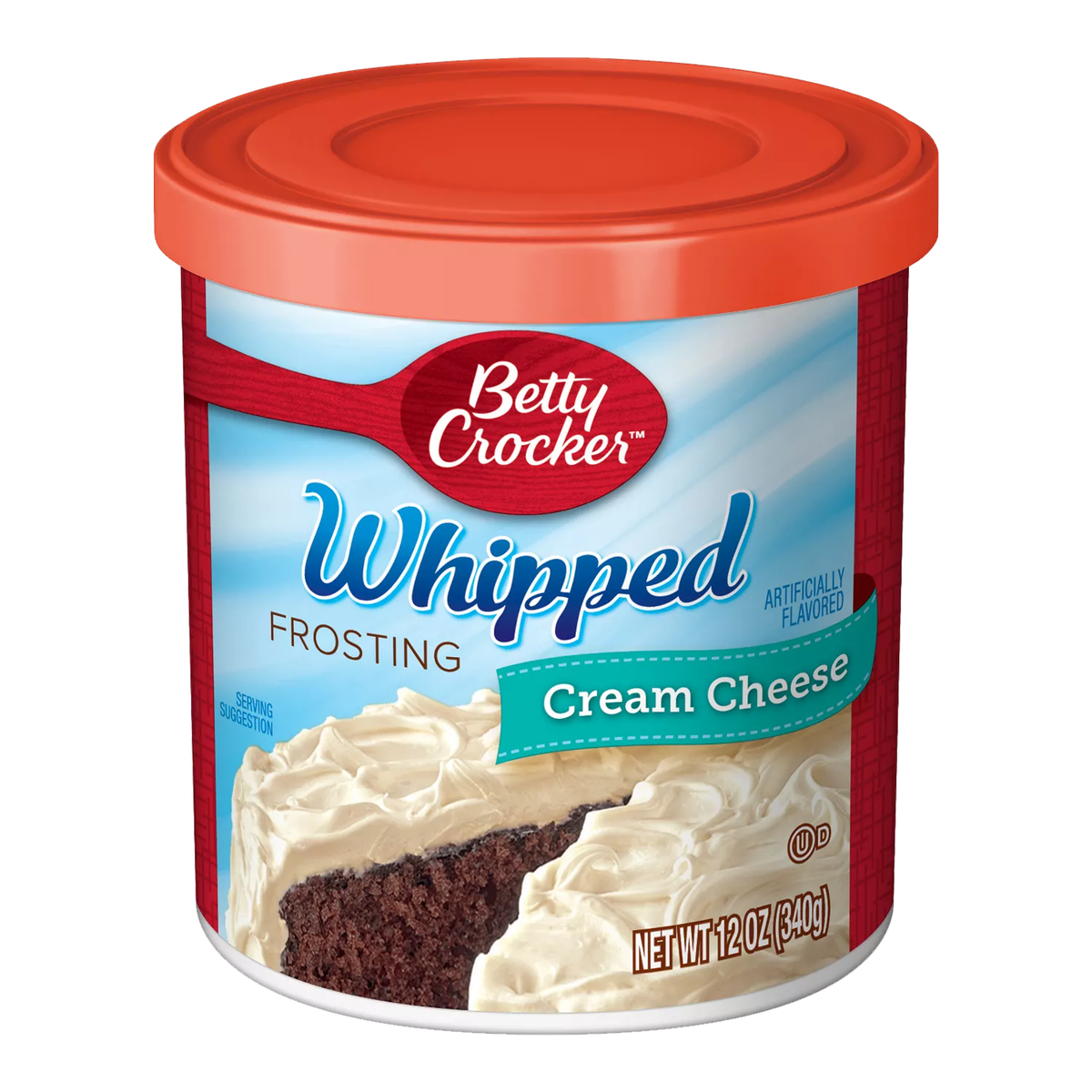 Betty Crocker Whipped Cream Cheese Frosting 340g (Best Before Date 02/12/2024)