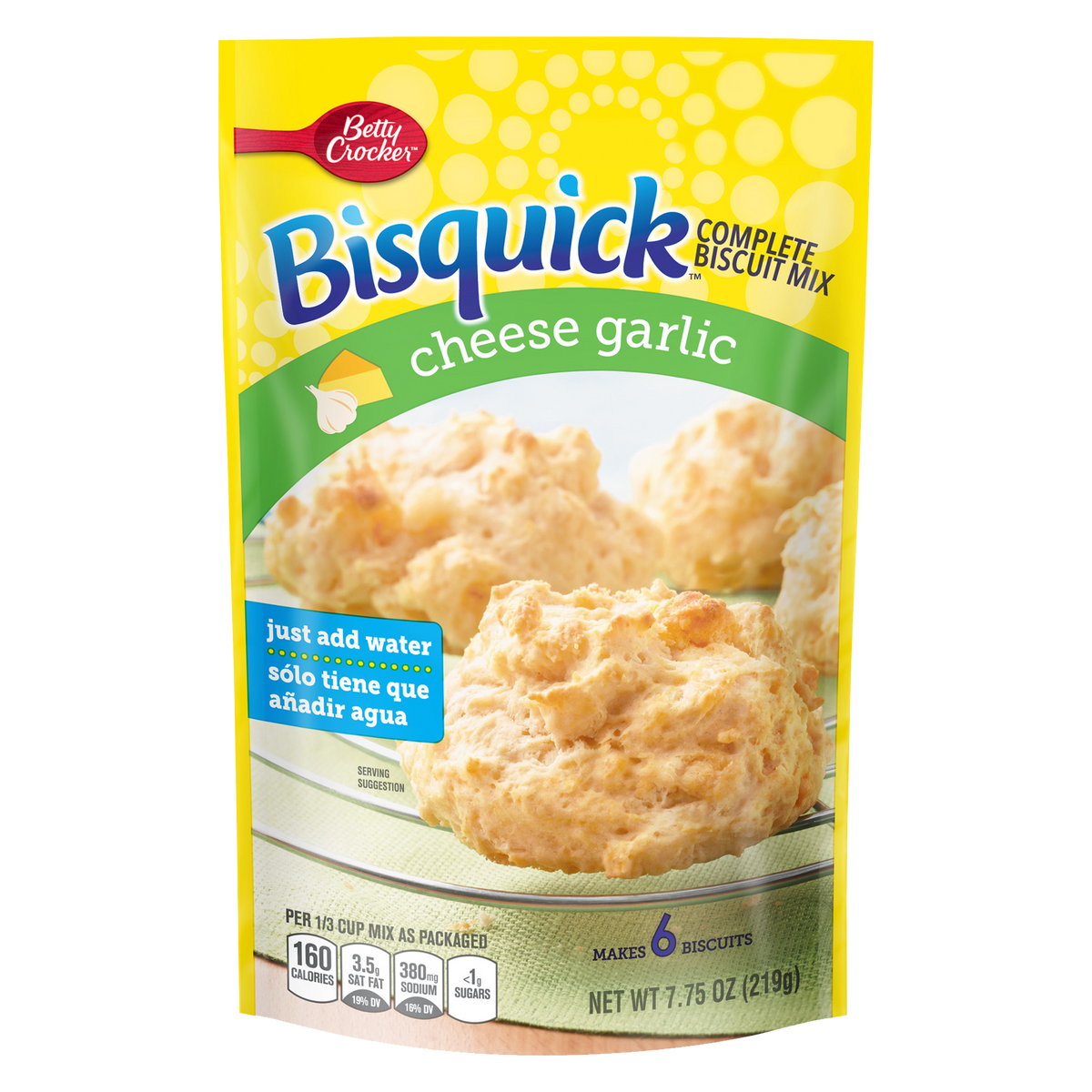 Betty Crocker Bisquick Cheese Garlic Complete Biscuit Mix 219g