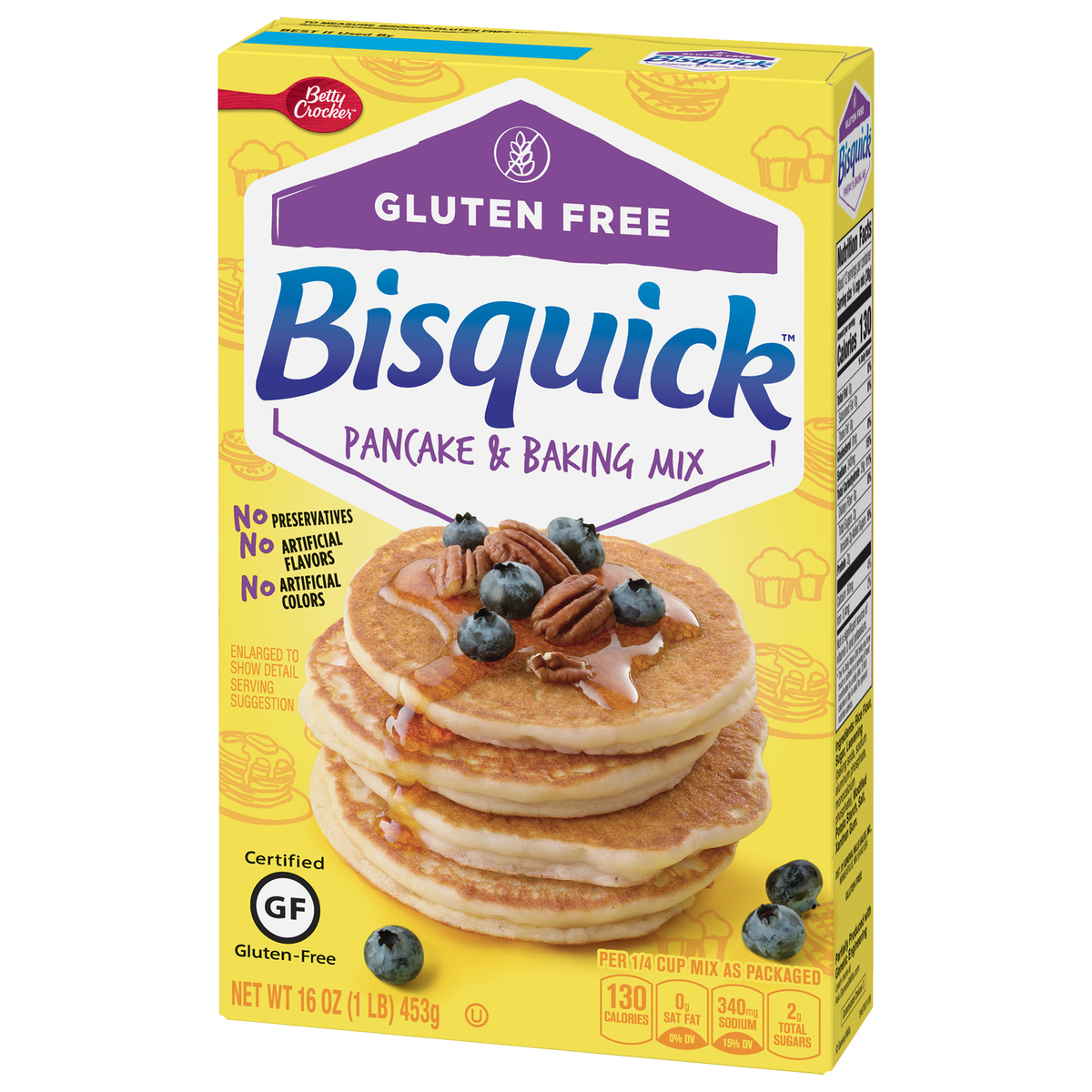 Betty Crocker Gluten Free Bisquick Original Pancake and Baking Mix 453g