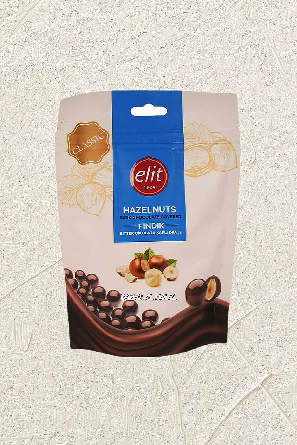 2 Pack Elit Dark Chocolate Covered Hazelnut -  Bag