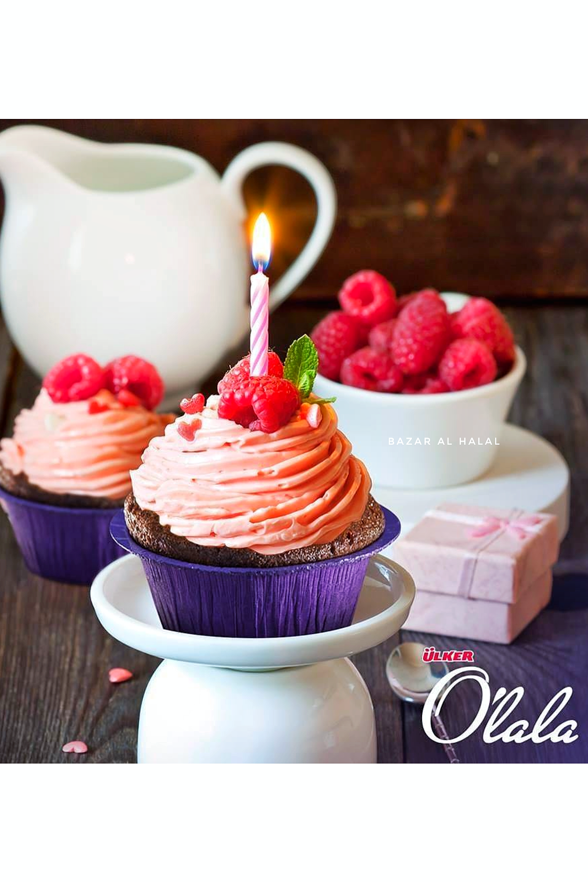 3 Pack Ulker Olala Delicious Raspberry Chocolate Soufflé Cake