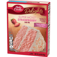 Betty Crocker Super Moist Strawberry Cake Mix 375g