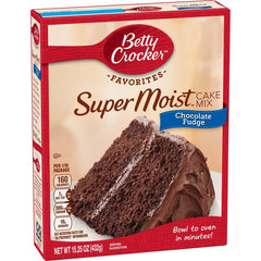 Betty Crocker Super Moist Chocolate Fudge Cake Mix 375g