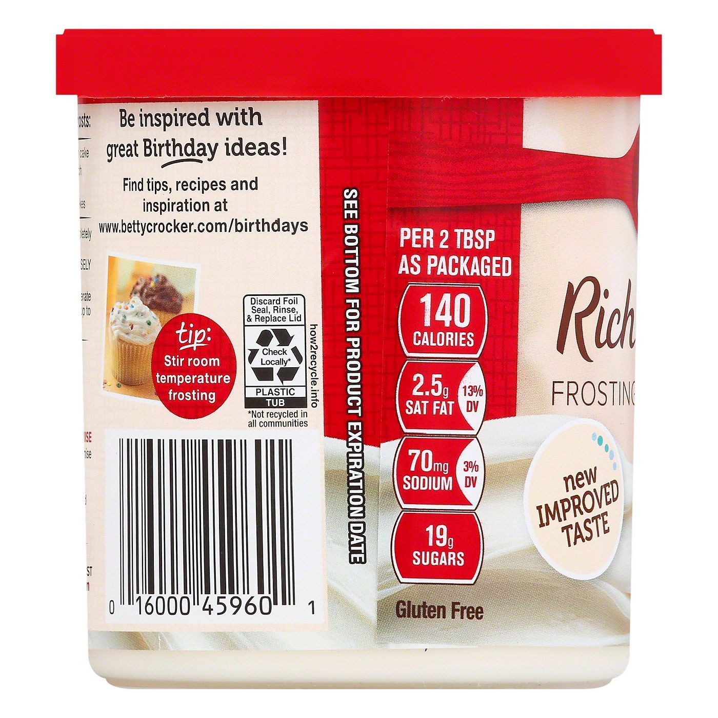 Betty Crocker Rich and Creamy Cream Cheese Frosting 453g