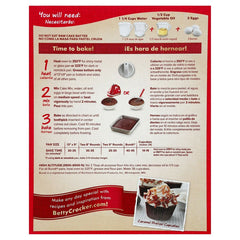 Betty Crocker Super Moist Triple Chocolate Fudge Cake Mix 375g