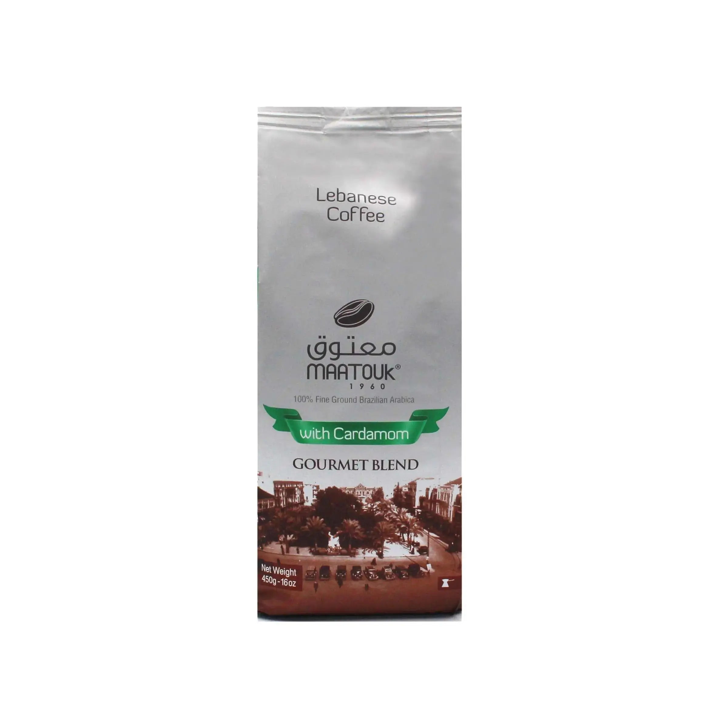 Maatouk Gourmet Blend with Cardamom (Lebanese Coffee) 450g