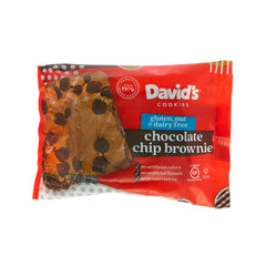 David'S Cookies Gluten Free Chocolate Chip Brownie 3.5 OZ