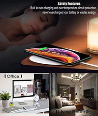 CHAOYETECH Wireless Charger,Qi-Certified 10W Fast Wireless Charging Pad for iPhone