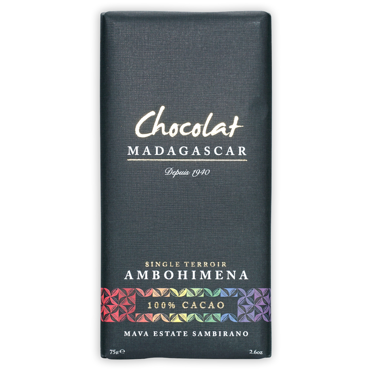 Chocolat Madagascar Dark Mava Ambohimena 100%