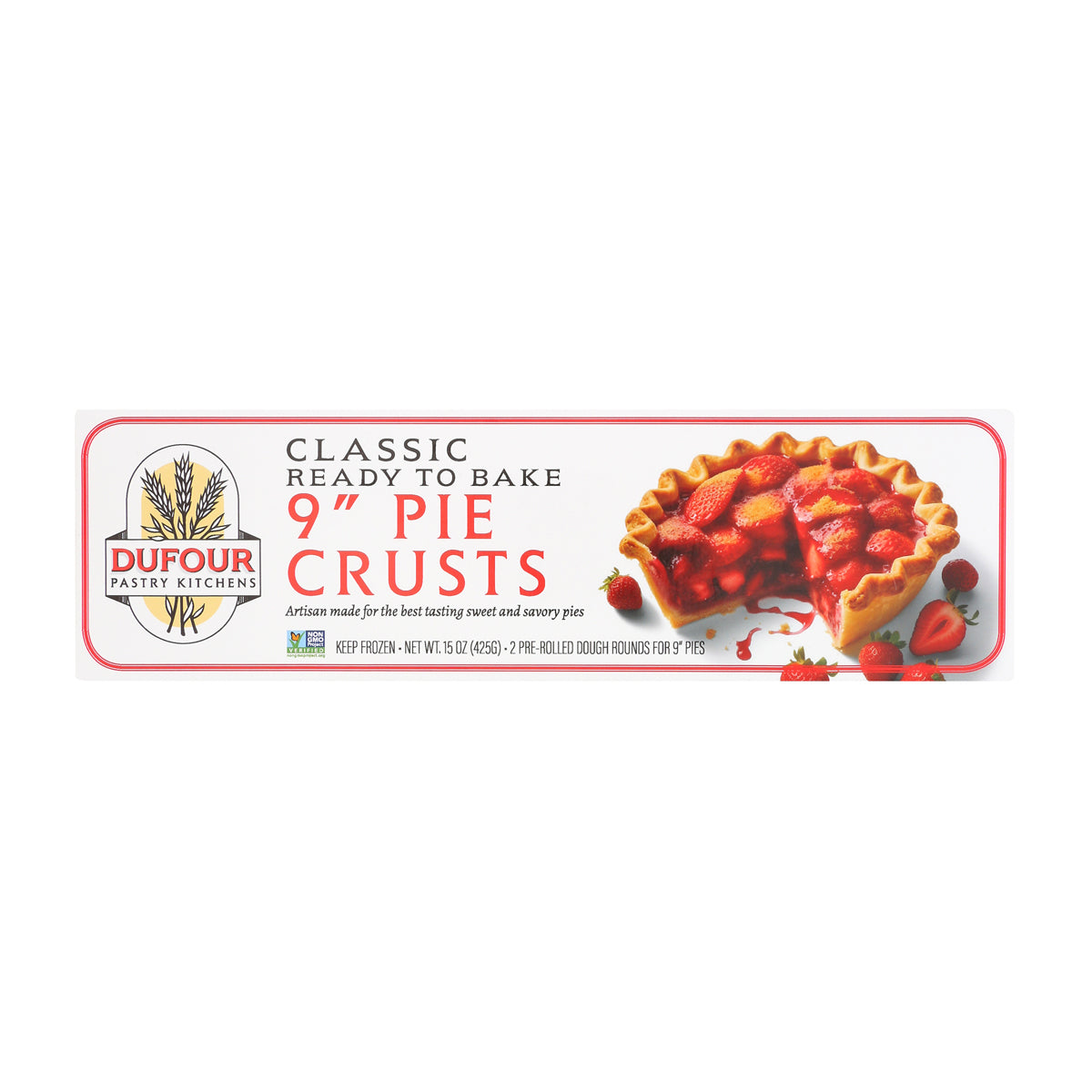 Dufour Pastry Kitchens Classic Ready to Bake 9in Pie Crusts 10 CT