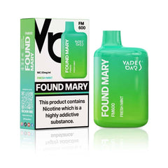 Found Mary FM600 Fresh Mint Disposable Vape - Click & Vape