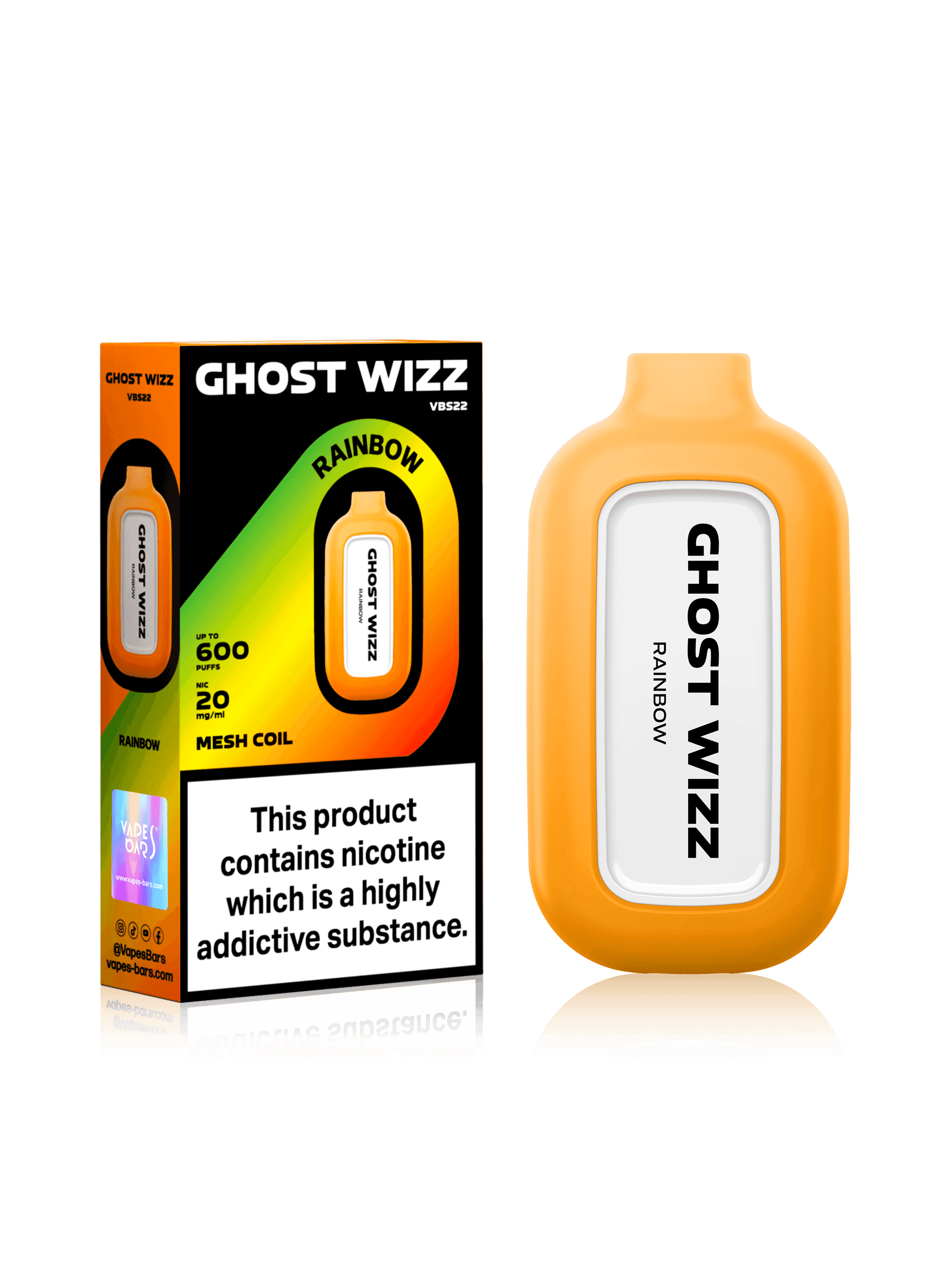 GHOST WIZZ RAINBOW Disposable Vape - Click & Vape