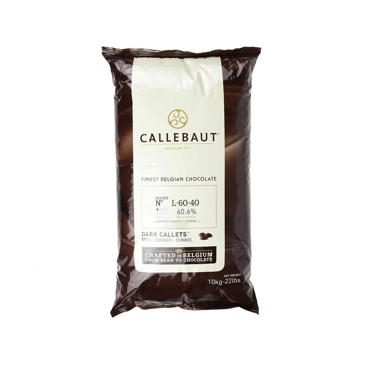 Barry Callebaut Dark Chocolate Couvertures Recipe 60-40 10 Kg Bag