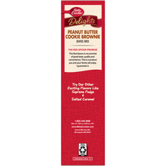 Betty Crocker Delights Peanut Butter Cookie Brownie Bar Mix 487g